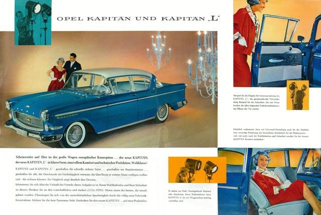 Opel Kapitan – американский аэростиль на дорогах Германии